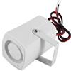 Atyhao Mini avvisatore acustico, Sirene Sicurezza e protezione cablato Sirena rumorosa di allarme acustico di sicurezza per veicoli domestici con supporto 110dB DC 12V