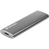 Verbatim Vx500 - Disco rigido esterno SSD da 2 TB, unità a stato solido portatile USB 3.2 Gen 2 per Mac, PC, smartphone e console di gioco, grigio siderale
