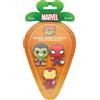 Funko Gadget - Marvel: Funko Carrot Pocket Pop - Hulk / Spider-Man / Iron Man - Funko