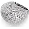 SWAROVSKI ANELLO COCKTAIL SUBLIMA BIANCO PLACCATO RODIO 50-55