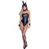 Cottelli Bunny - scintillante costume sexy da coniglietta (5 pezzi) - XL