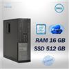 Dell PC DESKTOP DELL 9010 SFF INTEL I7 RAM 16GB SSD 512GB WIN 11 PRO RICONDIZIONATO