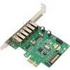 Bewinner Scheda di espansione PCIE a USB 6 porte, 480 Mbps USB2.0 PCI Express Scheda di espansione USB per PC desktop, per 10, 8.1, 8, 7, XP, Vista