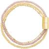 Breil, Collezione Magnetica System, Bracciale Donna Paradise in Acciaio Dorato Lucido Effetto Specchio, Pratica Chiusura con Magnete, Idea Regalo Donna