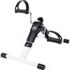 TechFit Pedaliera, Mini Cyclette per Uso Domestico e in Ufficio, Attrezzo da Allenamento Facile per Braccia e Gambe, con Display LCD, Adatto per Recupero Leggero (Bianco e nero)