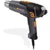 Steinel Pistola termica HM 2020 E, 2200 W | display LCD, temperatura 80°C-630°C, pistola ad aria calda con riscaldamento in ceramica, 150-500l/min.