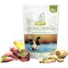 Isegrim Roots Cibo Umido per Cani in Bustine - Anatra Cuore e Olio di Semi di Lino - 7x410 gr