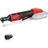 Einhell Avvitatore a cricchetto a batteria TE-RW 18/60 Li-Solo Power X-Change (18 V, 60 Nm, portautensile 3/8, rotazione a sinistra/a destra, luce a LED, con adattatore da 1/2, senza batteria)