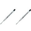 Schmidt Technology Schmidt - 2 ricariche per penna a sfera Easy flow 9000 M, colore: Nero