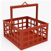 FERRI GROUP Cesta per montacarichi 50x50cm, Made in Italy - Cesta in lamiera per Paranco, Altezza 30cm e Portata 105lt - Baule Porta Attrezzi da Lavoro per Uso in Cantiere Edile o Domestico Resistente agli Urti