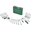Bosch set Advanced utensili man. 132 pz. (set utensili impieghi di fissaggio gravosi; mat. alta qual.; design ergon.; chiavi, chiavi a brugola, cricchetti, cacciavite; accessori)