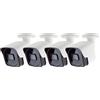 RVT Kit 4 Telecamere 5MP 2.8mm fissa bullet TVI 16 IR LED SMD 20m IP66 BNC