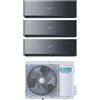 Hisense Condizionatore Hisense Trial Split Inverter ENERGY PRO X BLACK 12+12+12 con 3AMW72U4RJC R-32 Wi-Fi Integrato