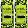 Radico Colour Me Organic - Tinta vegetale per capelli, marrone scuro, confezione da 2