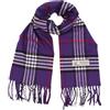 TZ Promise Plaid Cashmere Feel Classic Soft Lussuosa Sciarpa Invernale Per Uomo Donna, Verde, taglia unica