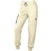 Nike Sportswear Tech Fleece Jogginghose mit Mittelhohem Bund für Damen Pantaloni Sportivi, Pale Ivory/Black, S Donna