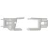 cyclingcolors 2x Tapparella Tulipe modello Polyréno ZF per lamelle da 12 a 15 mm Imbuto in PVC bianco Binario di guida Protezione Universale Tenda per Finestra Accessorio
