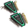 VEVOR Set di Chiavi Combinate da 24 Pezzi, Set di Chiavi a Cricchetto con Organizzatore per Rack, Set di Chiavi in Acciaio Cr-V SAE 1/4" a 7/8" Metrico 8 mm a 19 mm per Riparazioni Auto, Emergenze