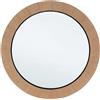 Bizzotto Specchio con Cornice Amyris D 127 Cm L 8 Cm Legno Frassino