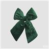 EDG Enzo De Gasperi Fiocco Natale Velluto H 20 Cm L 15 Cm Green