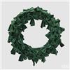 EDG Enzo De Gasperi Decoro Corona con Fiocchi Natale D 60 Cm Green