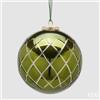 EDG Enzo De Gasperi Addobbo Palla di Natale Rombi D 15 Cm Red