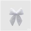 EDG Enzo De Gasperi Fiocco Natale Furry H 30 Cm L 28 Cm White