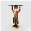 EDG Enzo De Gasperi Soldatino Natale Poly con Vassoio H 107 Cm Verde Rosso