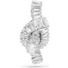 SWAROVSKI SPILLA MATRIX, BIANCO, PLACCATURA RODIO, 5731102