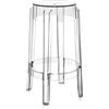 KARTELL SGABELLO CHARLES GHOST, TRASPARENTE, 4898/B4 (2 Pezzi)