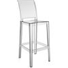KARTELL SGABELLO ONE MORE PLEASE 5896/B4 TRASPARENTE (2 Pezzi)