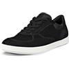 ECCO Sneaker da Donna per Il Tempo Libero Minimalista retrò Pizzo, Nero, 9-9.5