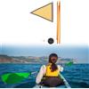 Kit di Visibilità per Kayak con Base Stabile, Accessorio, Bandiera Da 4 Piedi