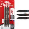 Sharpie S-Gel | Penne gel | Punta media (0,7 mm) | Inchiostro nero, rosso e blu | Confezione da 3