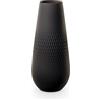 Villeroy & Boch - Manufacture Vaso Carré Alto Nero, Vaso Moderno, Ceramica, Porcellana Premium