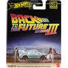 Hot Wheels Die Cast Modellino Back To The Future De Lorean 1955 Versione da Rotaie da Ritorno al Futuro - Scala 1:64 7cm - Premium POP CULTURE
