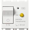 Vimar Spa Interruttore Automatico Magnetotermico Differenziale 1P+N C16 120-230V 50-60Hz In 30mA 3000A Bianco 2 Mod. Vimar 14411.16.30