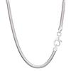 NKlaus catena a serpente in argento 925, argento 42cm 2,40mm 9,3gr 5941