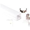 3m 1212 12x12mm PROFILO ALLUMINIO QUADRATO IMPERMEABILE IP68 STRISCE STRIP LED