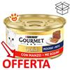 Purina Cat Gourmet Gold Mousse con Manzo - Lattina Da 85 Gr - CONFEZIONE RISPARMIO