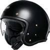 Shoei Casco Moto Jet Shoei J.O2 Nero Lucido
