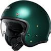 Shoei Casco Moto Jet Shoei J.O2 British Green