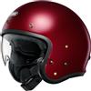 Shoei Casco Moto Jet Shoei J.O2 Garnet Metallic