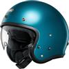 Shoei Casco Moto Jet Shoei J.O2 Lagune Blu