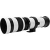 VBESTLIFE Lente Teleobiettivo della Fotocamera, Manuale Focale da 420 Mm a 800 Mm Focus F8.3 a F16 con Tutta la Struttura in Metallo per la Telecamera a Specchio a Supporto RF (WHITE)