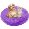 BESTORI Cuccia Cane Interno Rotondo Letto Gatto Cuscini Lavabile in Lavatrice Lettino Morbido Pelosa per Grande Medio Piccolo Cani Gatti, Viola, 40 x 40 cm