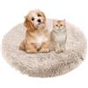 BESTORI Cuccia Cane Interno Rotondo Letto Gatto Cuscini Lavabile in Lavatrice Lettino Morbido Pelosa per Grande Medio Piccolo Cani Gatti, Bianco, 40 x 40 cm