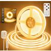 LUXONIC 24V COB Continua Striscia LED 10M, 8MM, Bianco Caldo 3000K Nastri