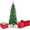 Set Albero Natale Slim con custodie alto 180 cm