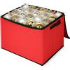 Box porta palline di natale contiene fino a 80 palline